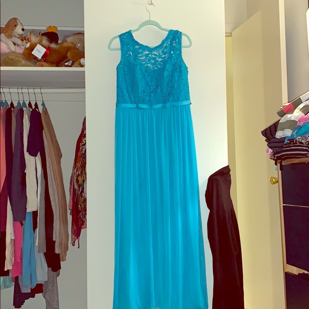 Malibu blue formal dress
